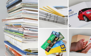Verlag Broschüren und Kataloge, Offsetdruck
